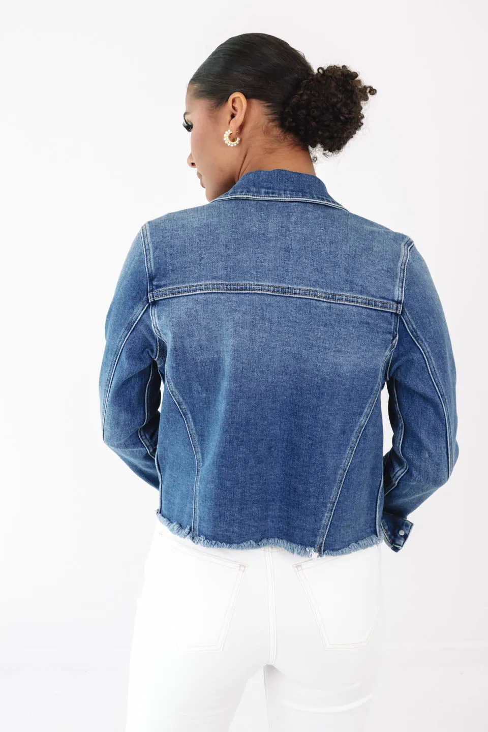 Summer Breeze Denim Jacket - Medium Denim