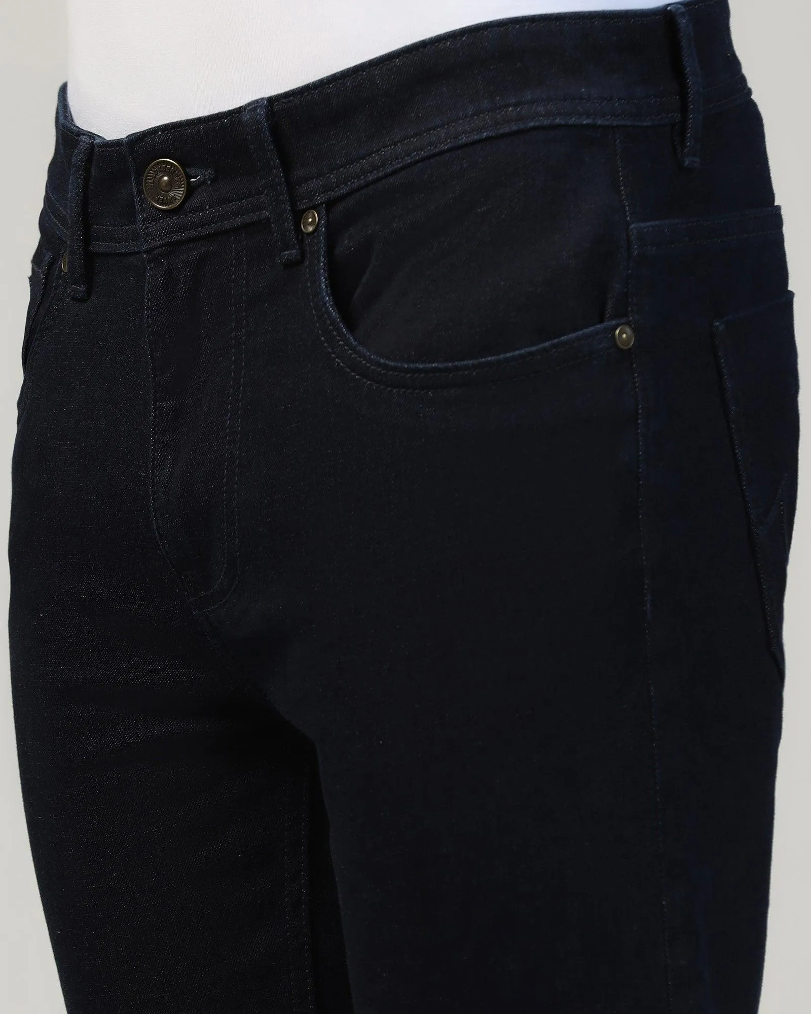 Super Clean Slim Yonk Fit Indigo Blue Jeans - Rin