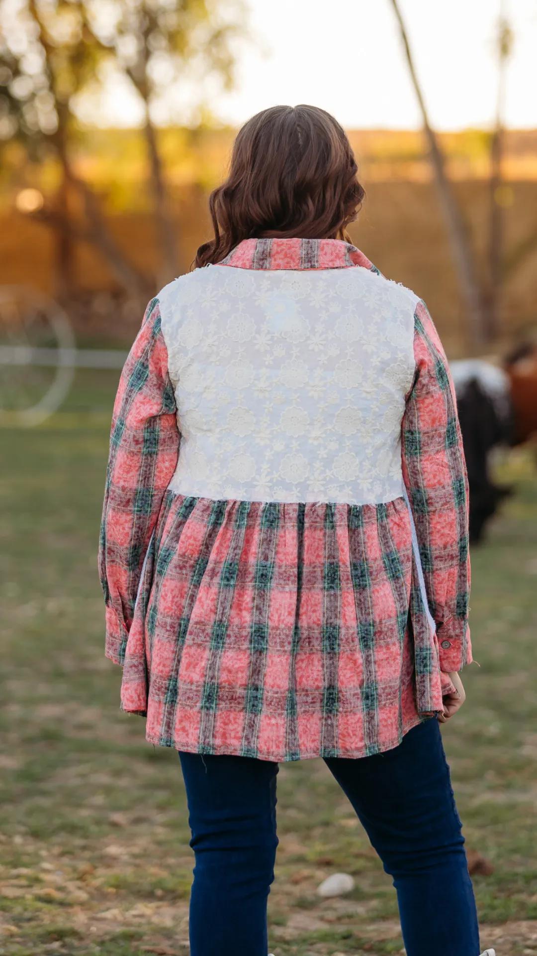 The Flowy Flannel Pink Tunic