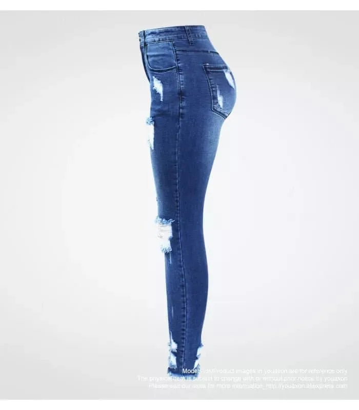 Ultra Stretchy Blue Jeans