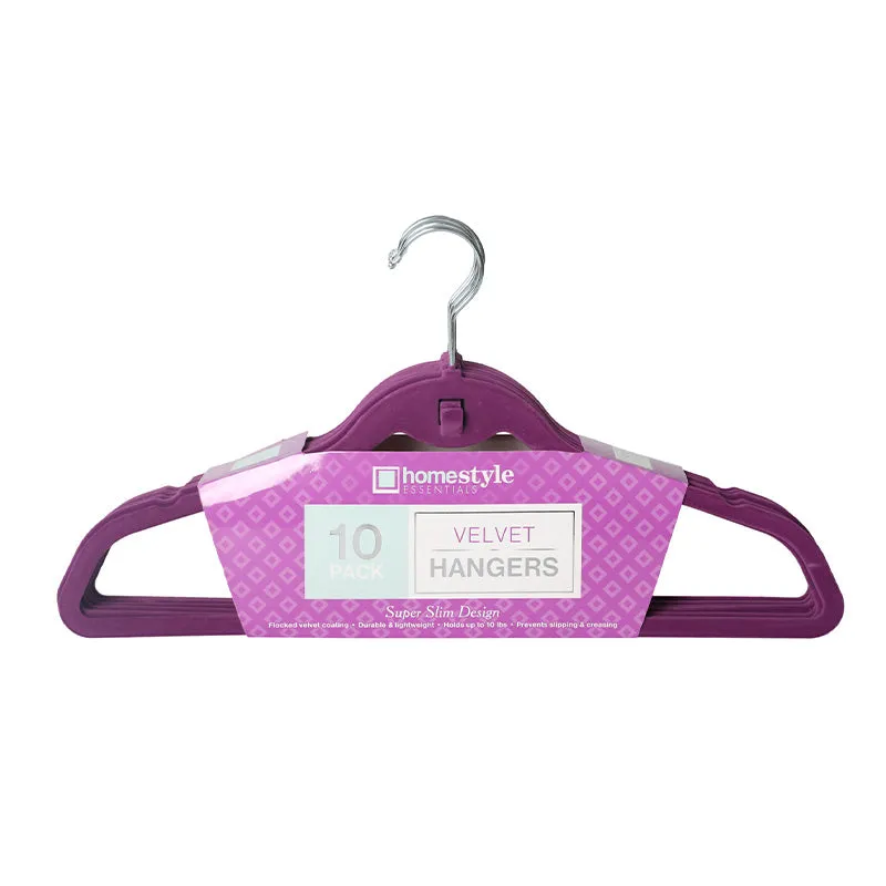 Velvet Hangers, 10 Pack